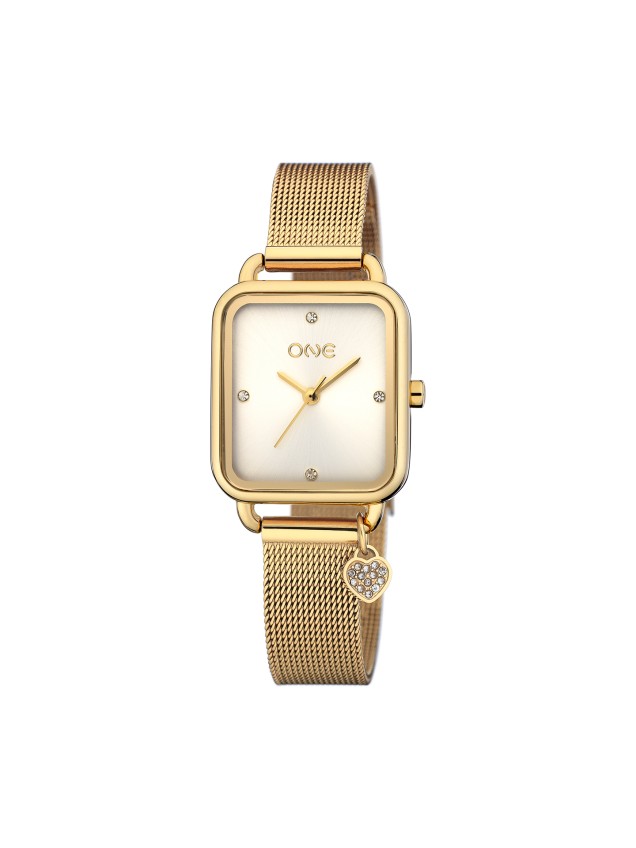 Rel�gio One Charmy Gold