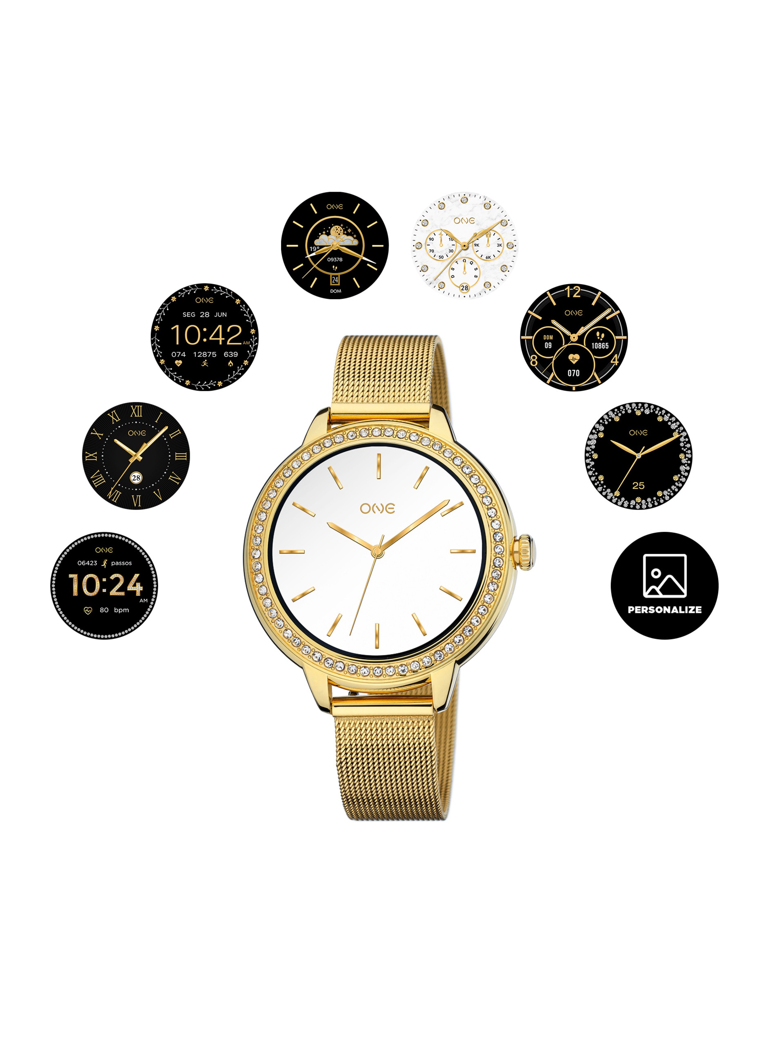 Smartwatch One Mini Spark Gold