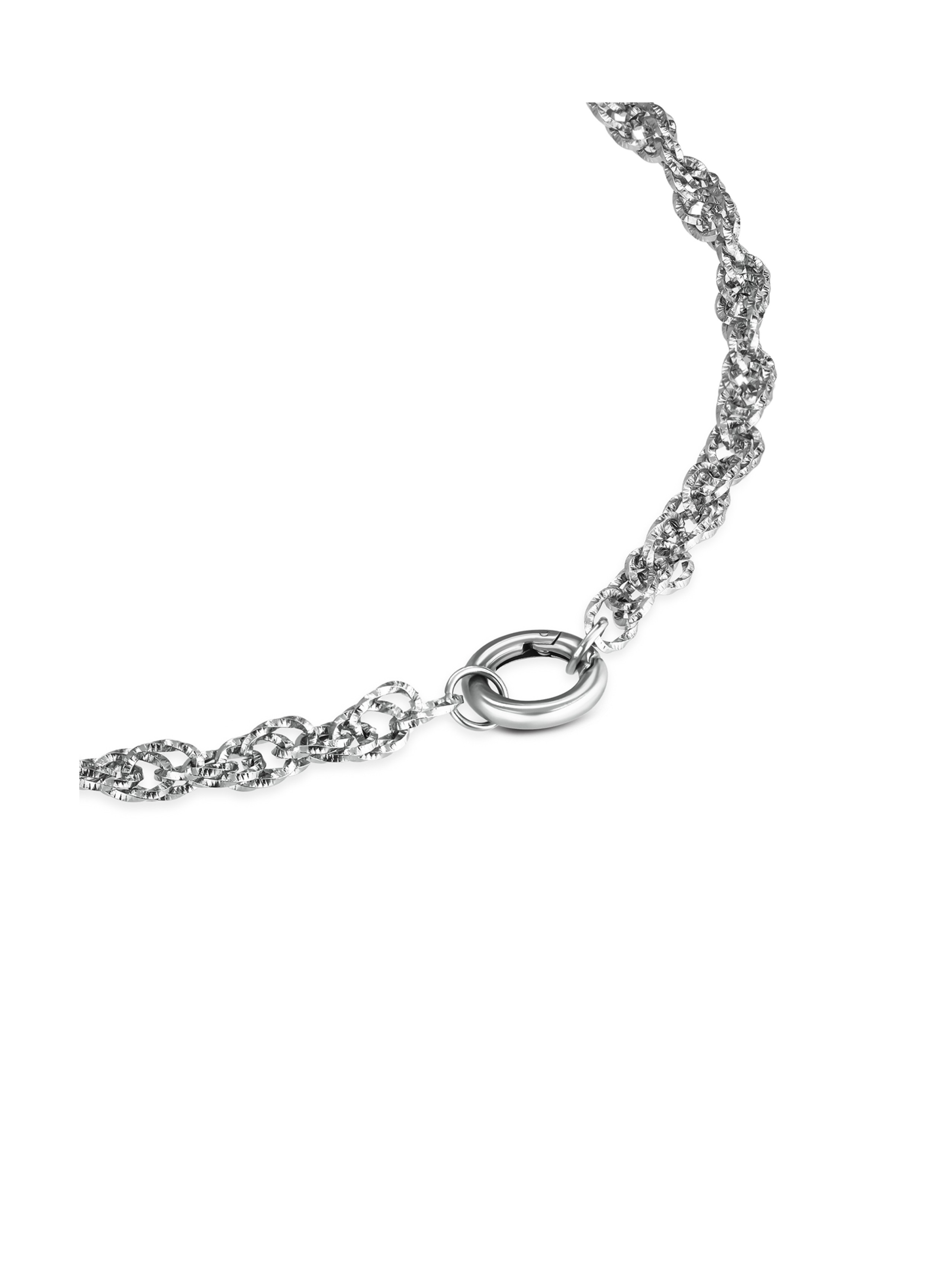 Colar One Energy Master Union Double Silver