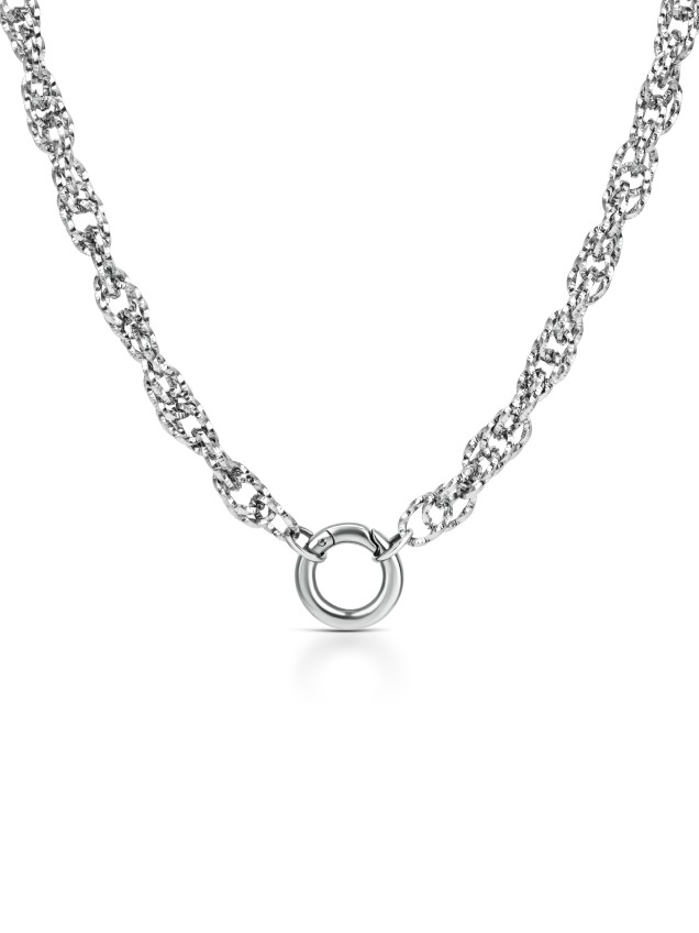 Colar One Energy Master Union Double Silver