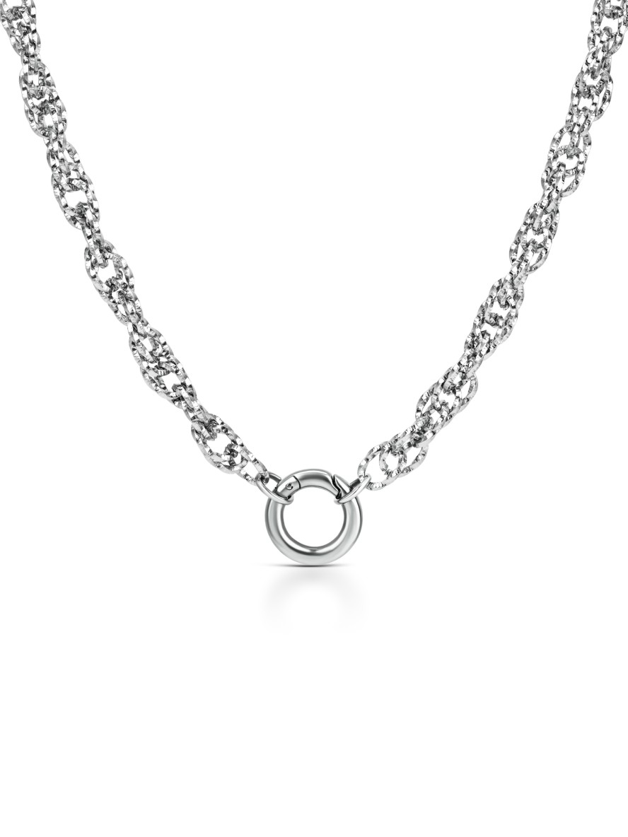 Colar One Energy Master Union Double Silver