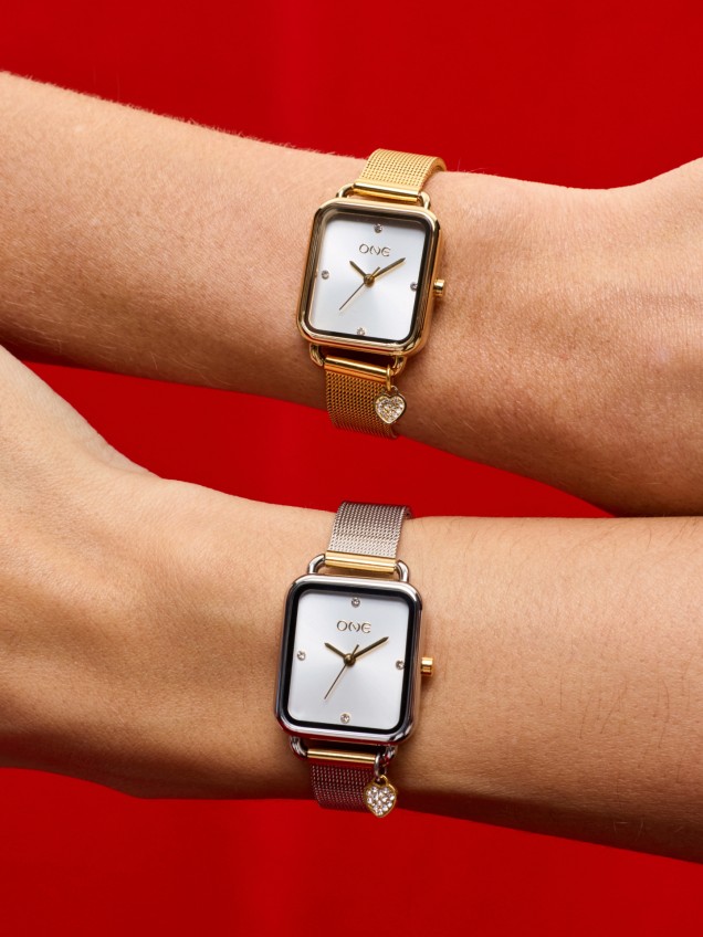 Rel�gio One Charmy Gold