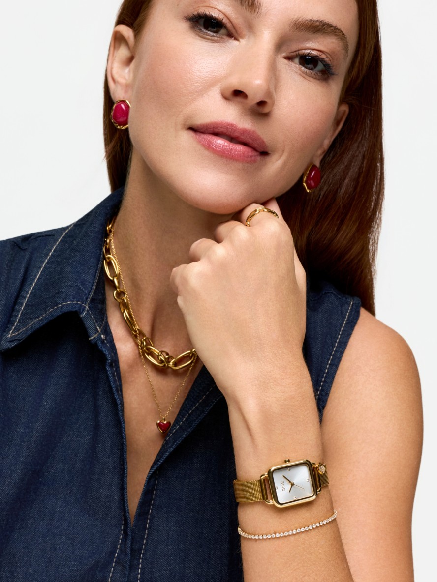 Rel�gio One Charmy Gold