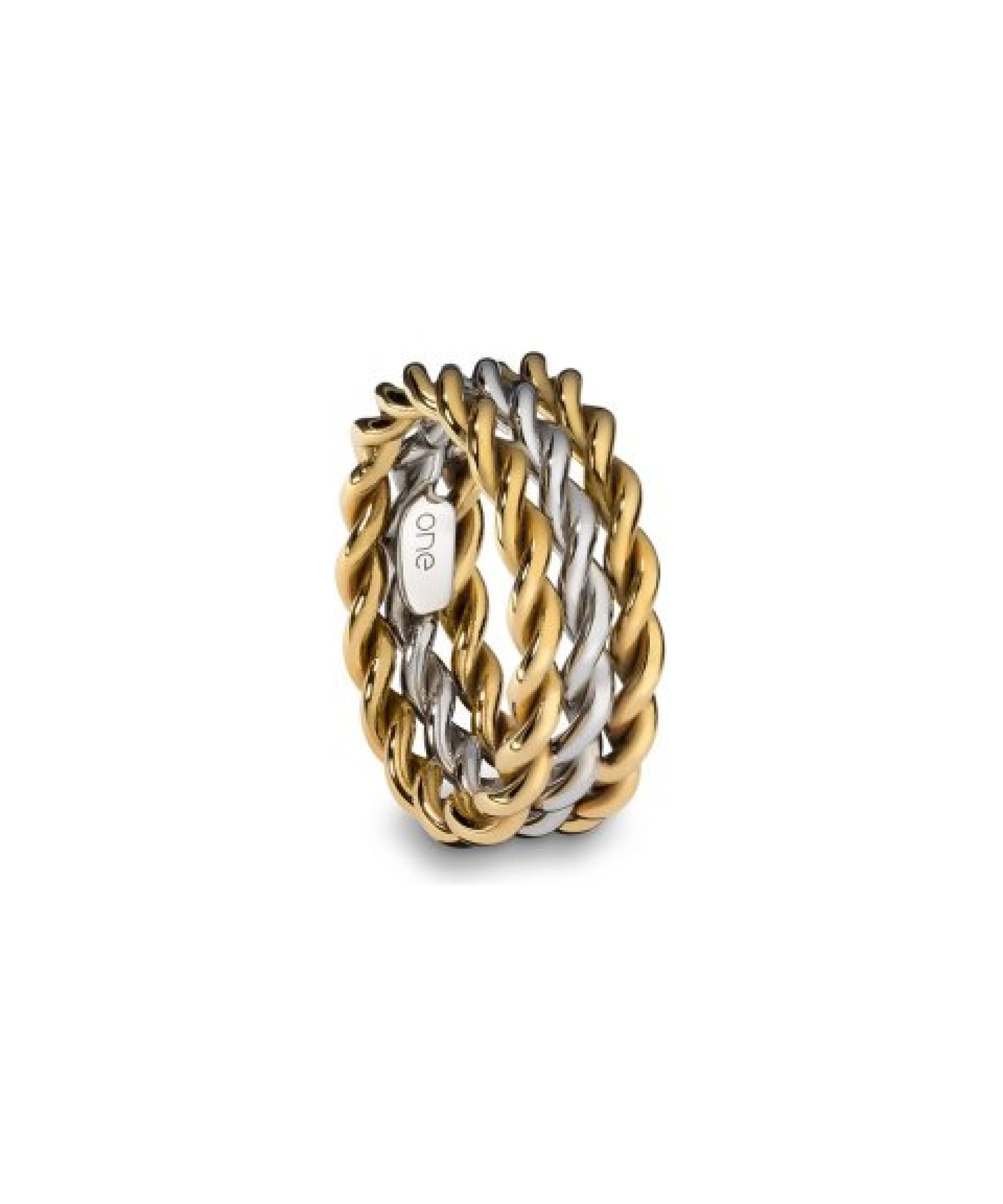 ONE Lisboa Silver & Gold Ring