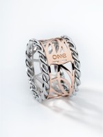 Silver and Rose Gold