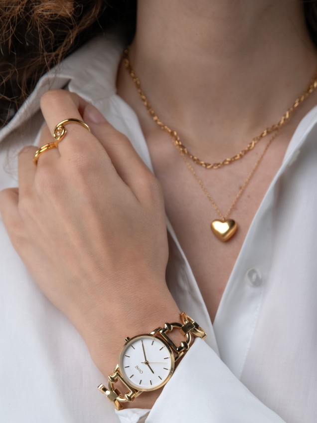 ONE Infinity Double Gold Ring