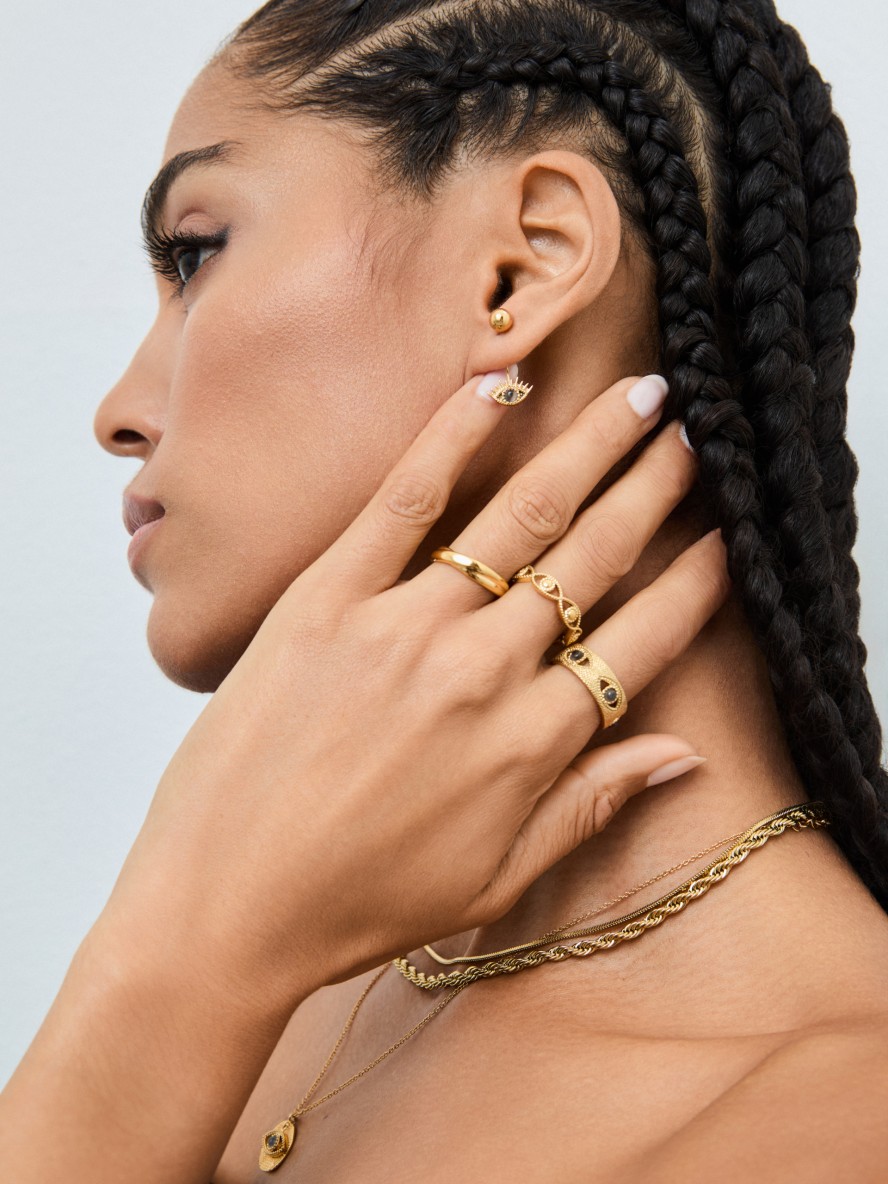 Bague One Evil Eye Gold